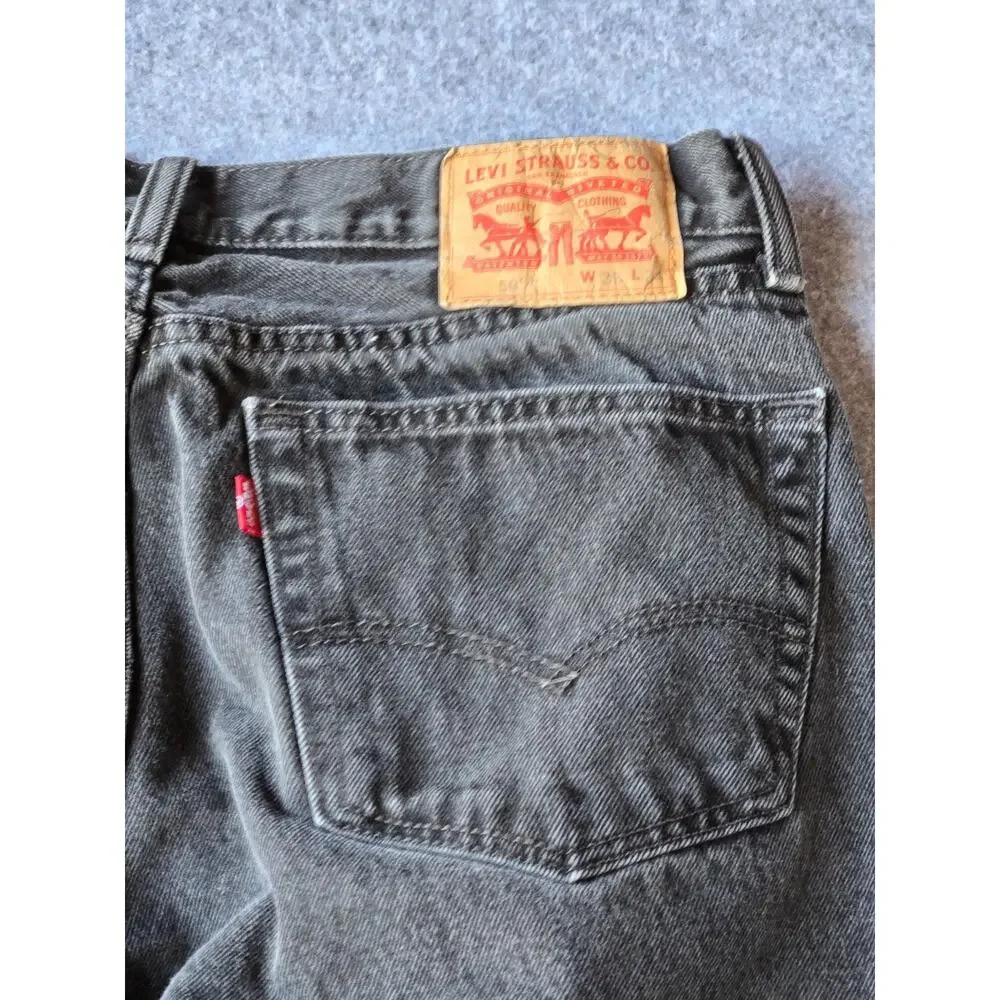 Levi's Men's 505 Jeans Charcoal Wash Straight Leg Med Rise 33x31